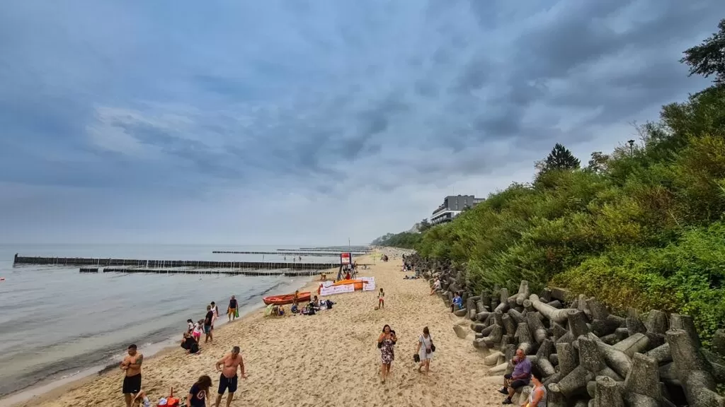Ustronie Morskie Morze Bałtyckie plaża