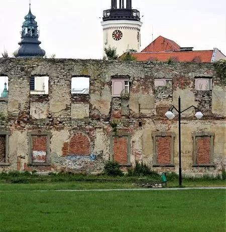 Ruiny zamku w Stzrelcach Opolskich