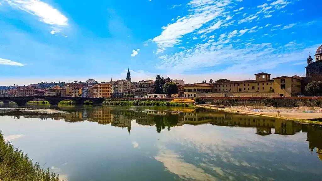 rzeka Arno, Florencja, Włochy