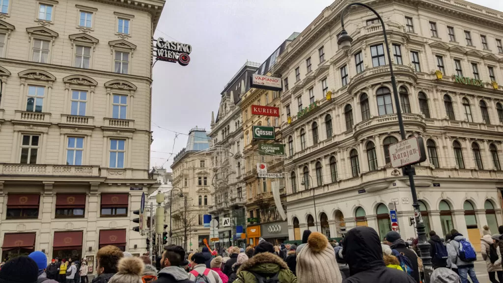 Wiedeń, widok na Casino WIen