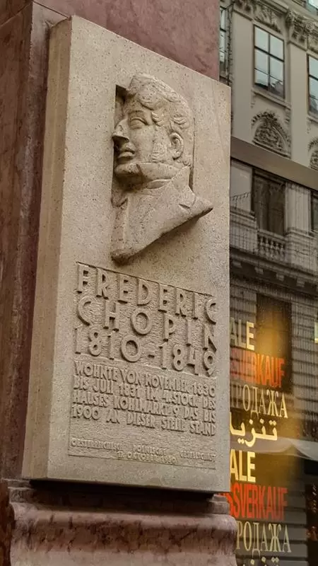 Fryderyk Chopin, pomnik w Wiedniu