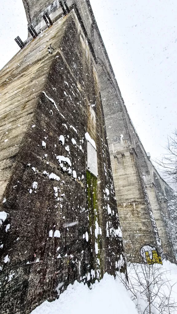 Najwyższy wiadukt kolejowy w Polsce - Wisła Głębce