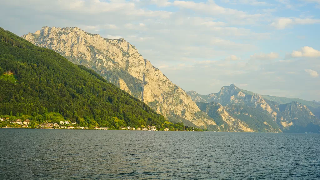 jezioro Traunsee Gmunden Austria