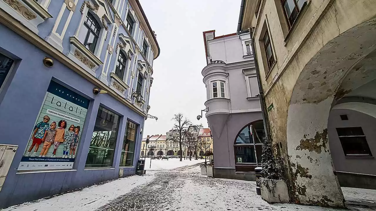 Bielsko-Biała zimą
