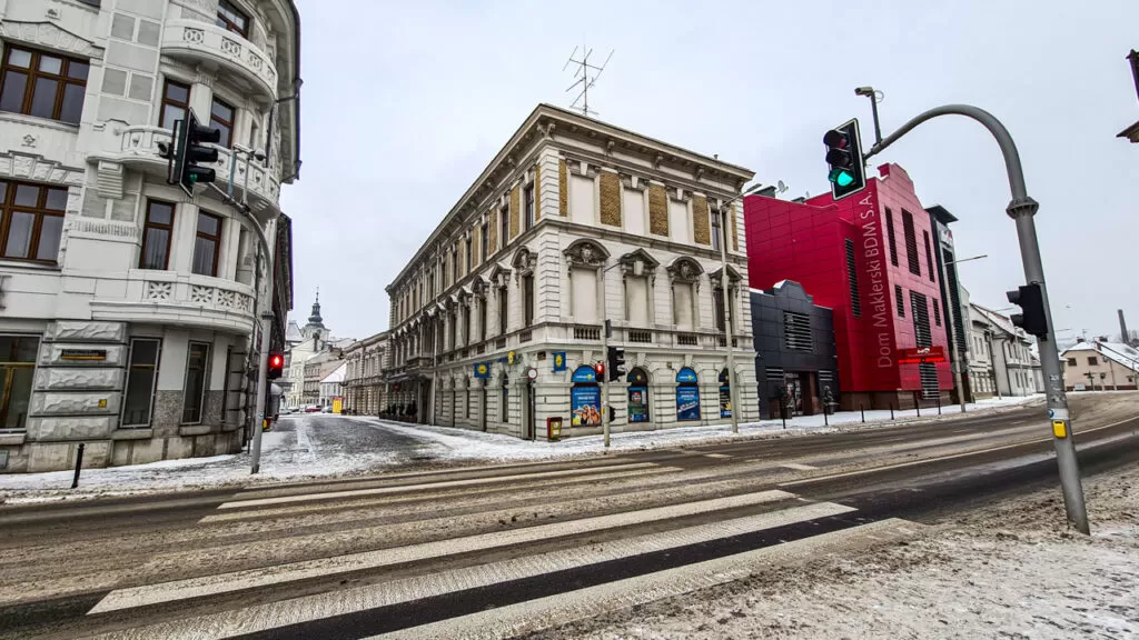 Bielsko-Biała zimą