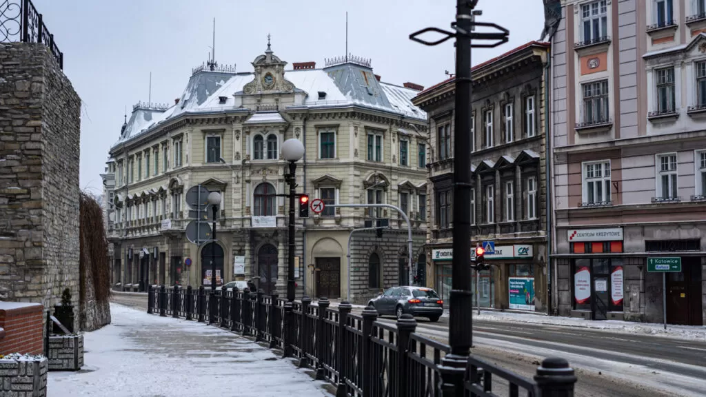 Bielsko=Biała zimą