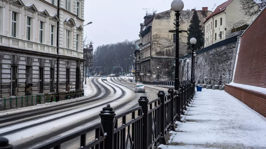 Bielsko=Biała zimą