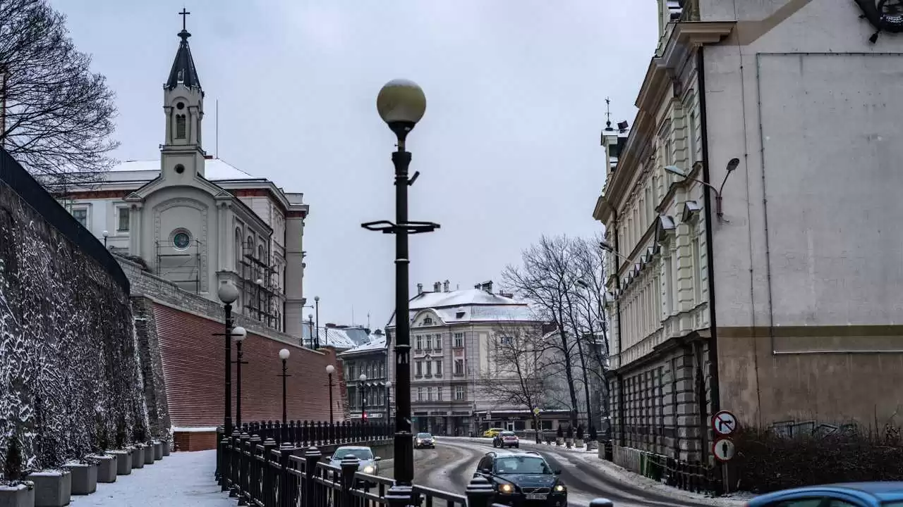Bielsko=Biała zimą