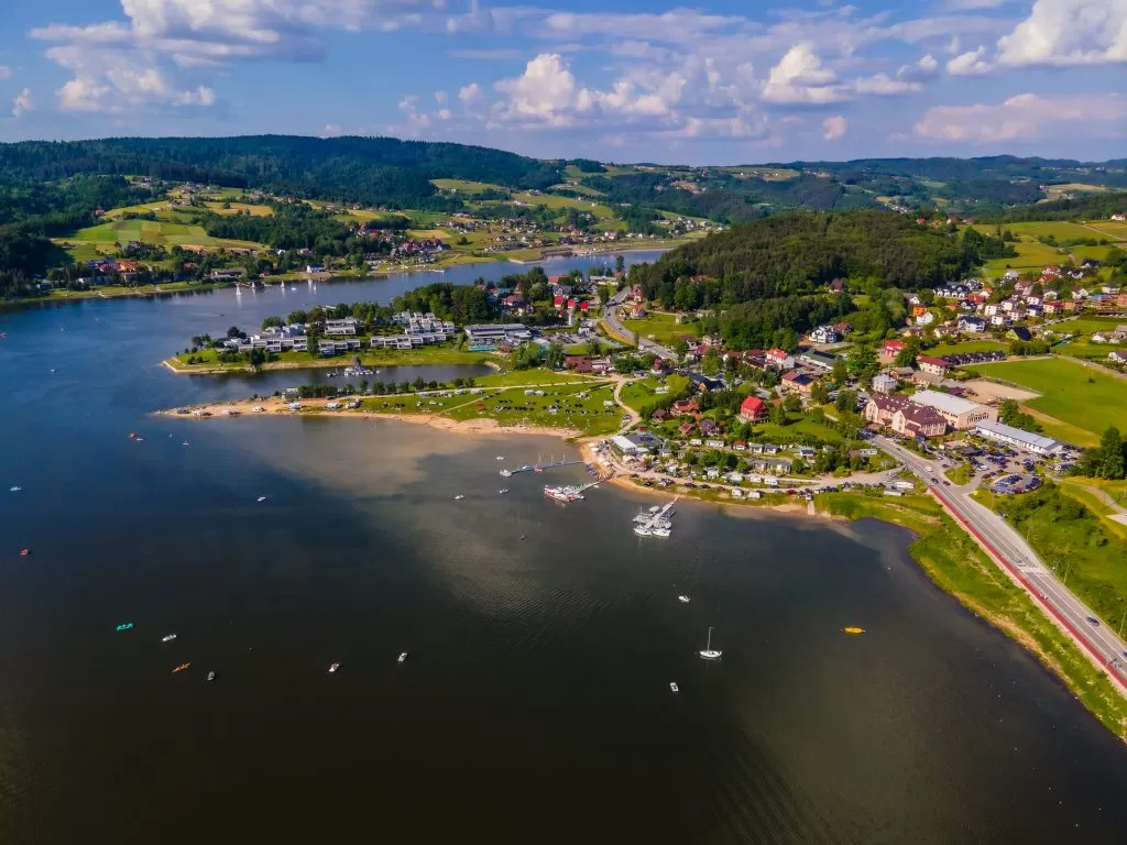 jezioro rożnowskie, Gródek nad Dunajcem