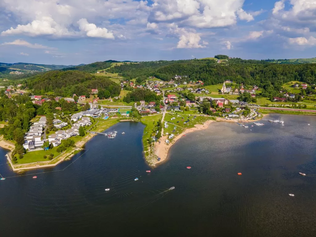 jezioro rożnowskie, Gródek nad Dunajcem