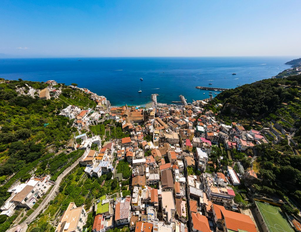Amalfi, widok na morze