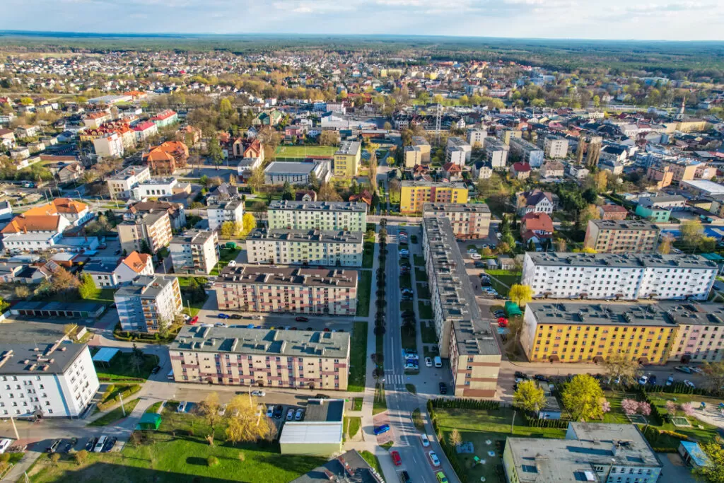 Lubliniec z drona