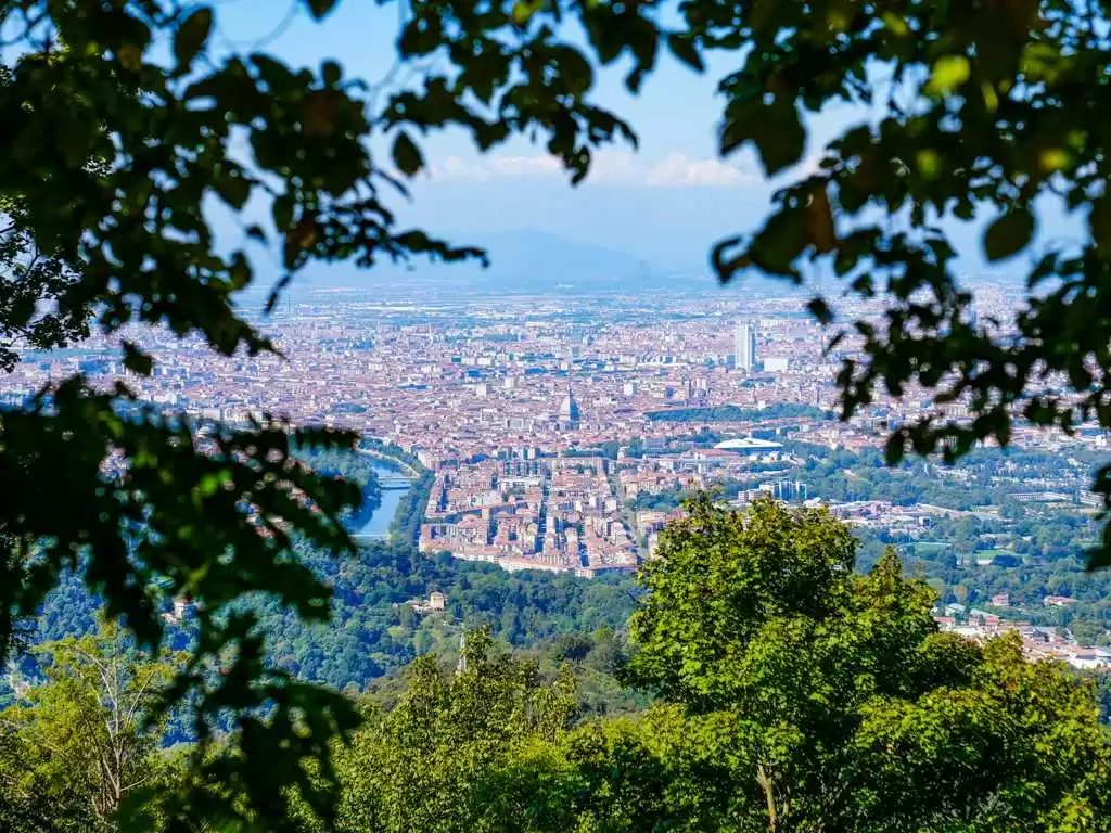 Turyn, widok z Bazyliki Superga