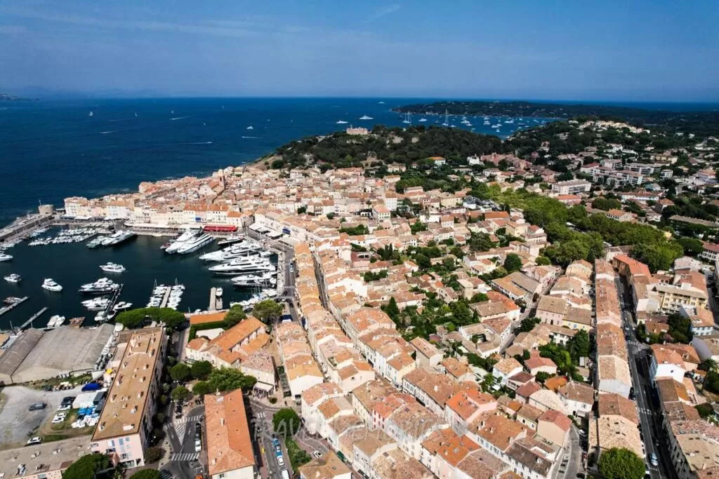 Saint-Tropez z drona