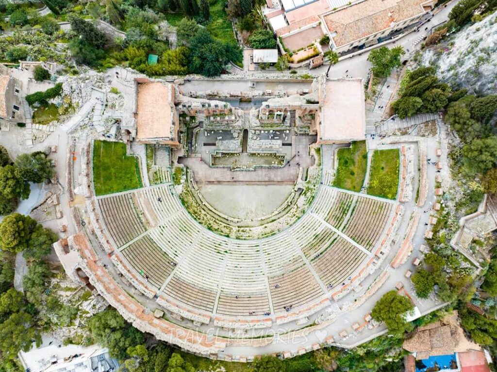Teatro Antico di Taormina z drona