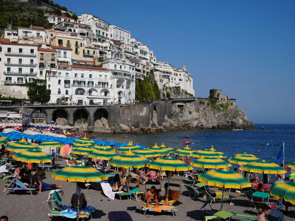 plaża w Amalfi