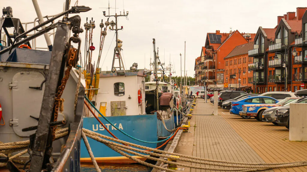 Ustka, bulwar portowy