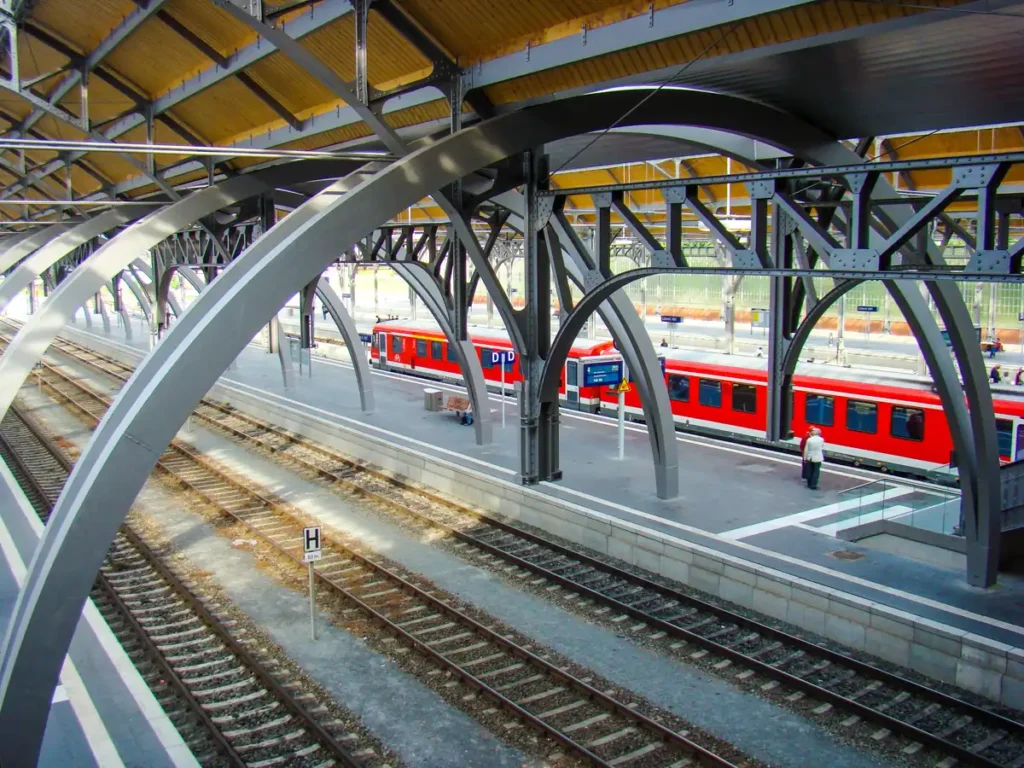 Dworzec Główny w Lubece, perony