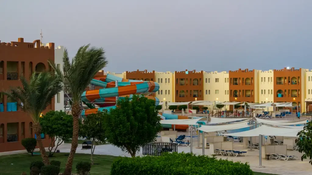 aquapark w Hotelu Sunrise w Hurghadzie
