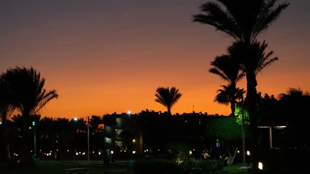 zachód słońca Hotel SUNRISE Hurghada