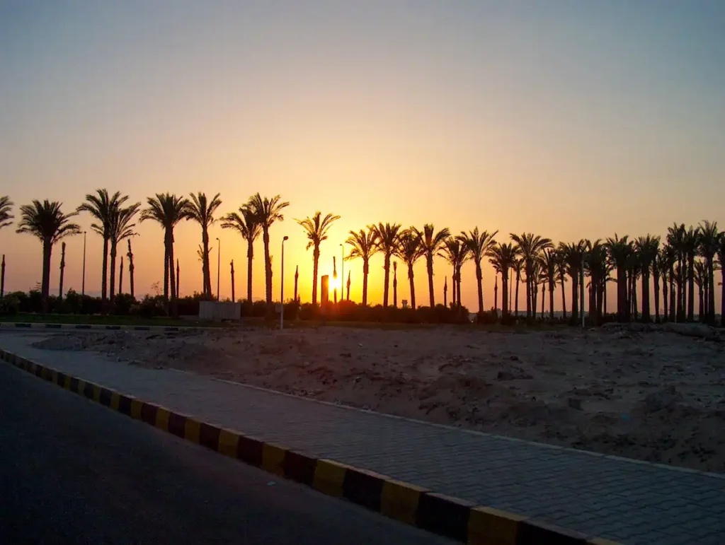 Hurghada zachód słońca