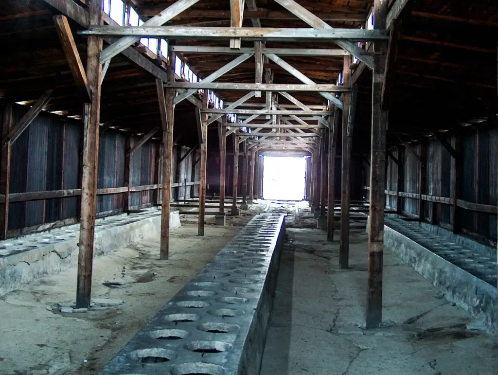 toalety w Auschwitz II – Birkenau