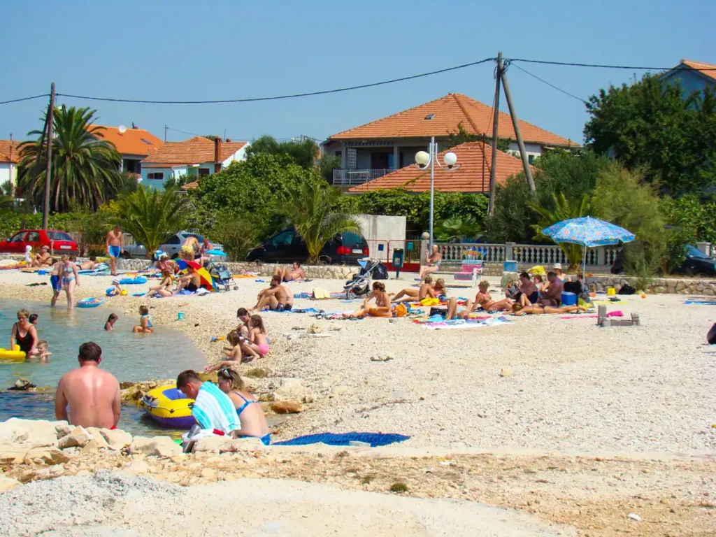 plaża Bibinje Chorwacja