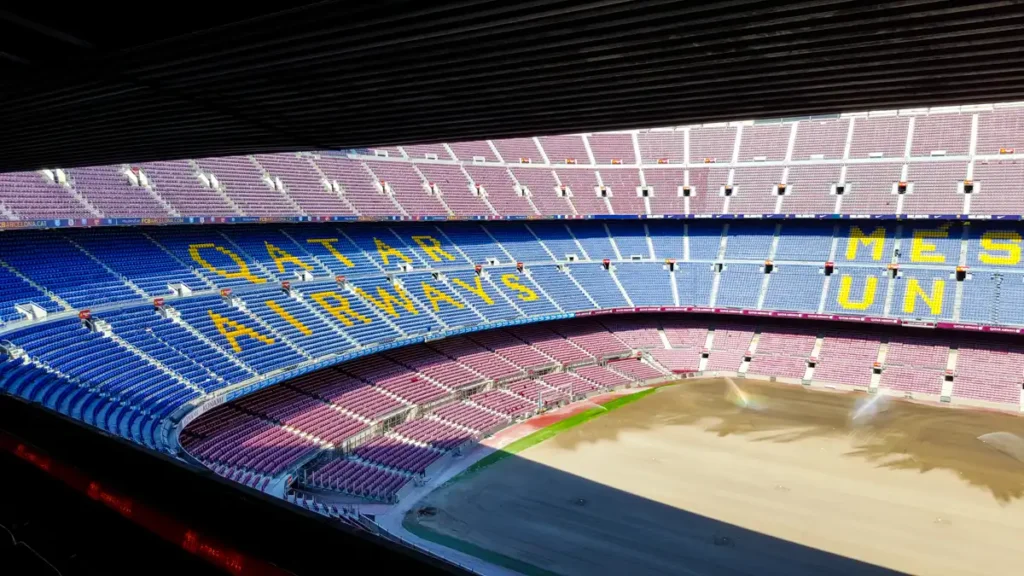 Camp Nou wymiana trawy