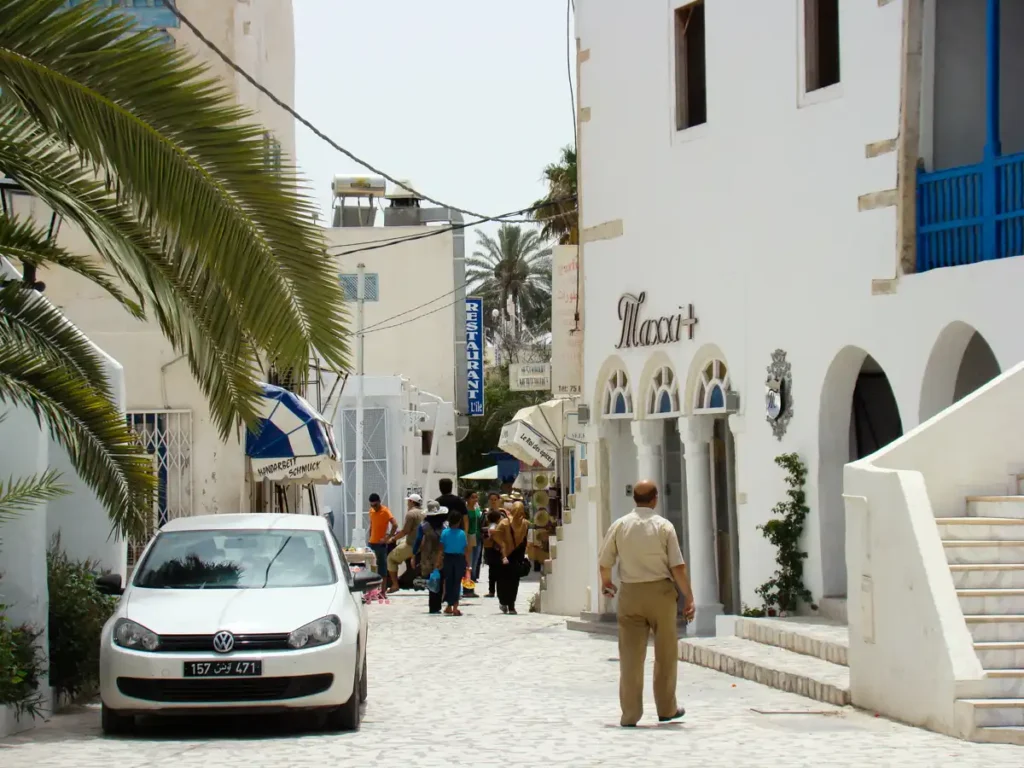 uliczki Houmt Souk na Djerbie, Tunezja