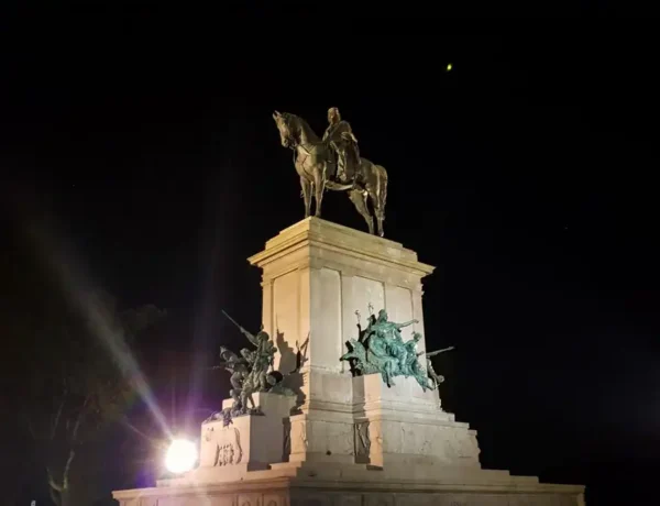 Giuseppe Garibaldi w Rzymie we Włoszech