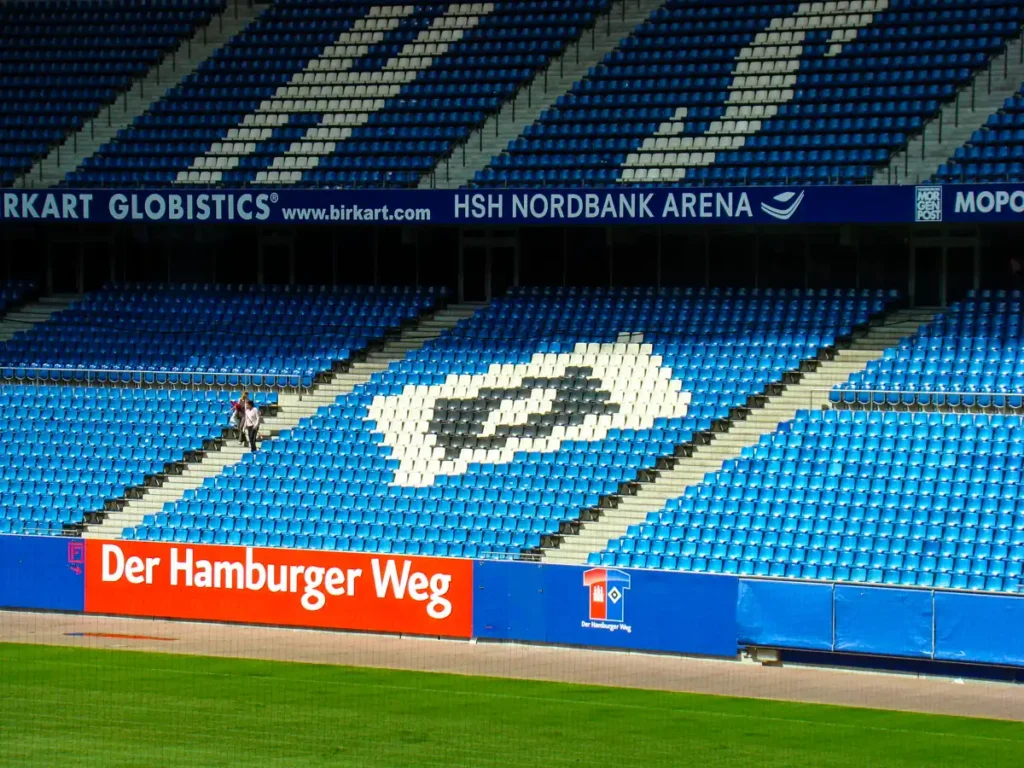 trybuny stadionu HSV Hamburg