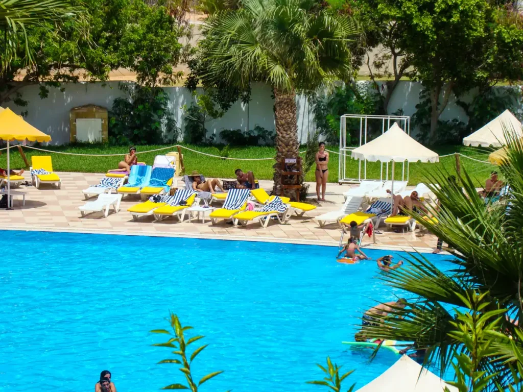 baseny w Hotelu Sidi Mansour Djerba Tunezja