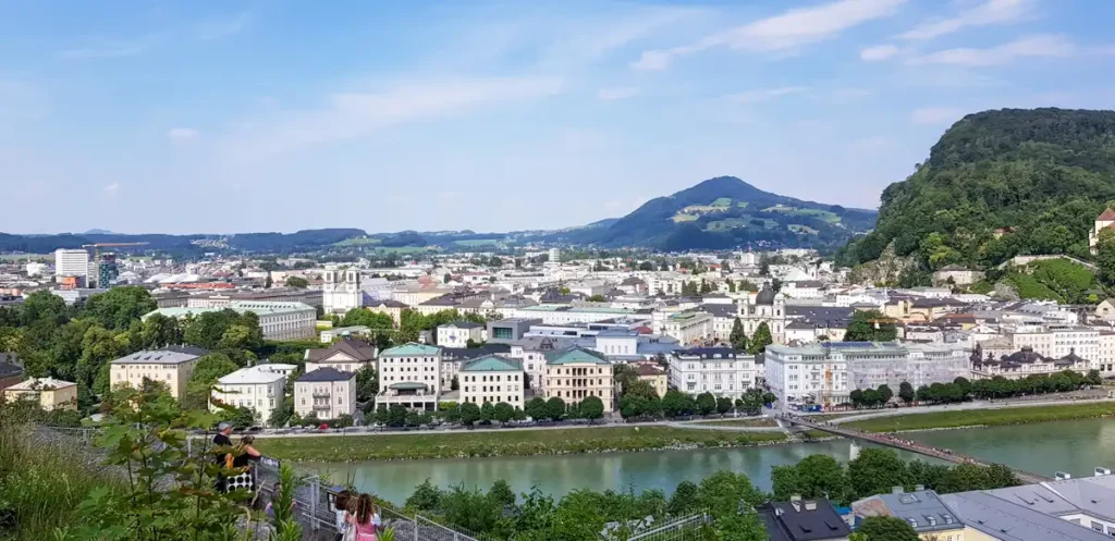 Rzeka Salzach Salzburg