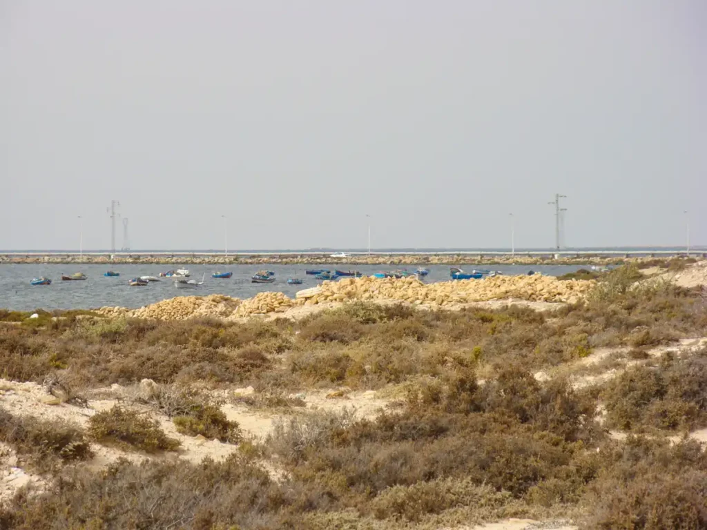 połączenie z lądem wyspy Djerba-Zarzis Roman Causeway