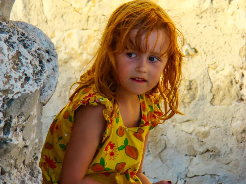 dziewczynka w Zadarze, Chorwacja