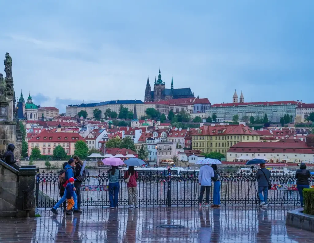 widok na Katedrę św. Wita