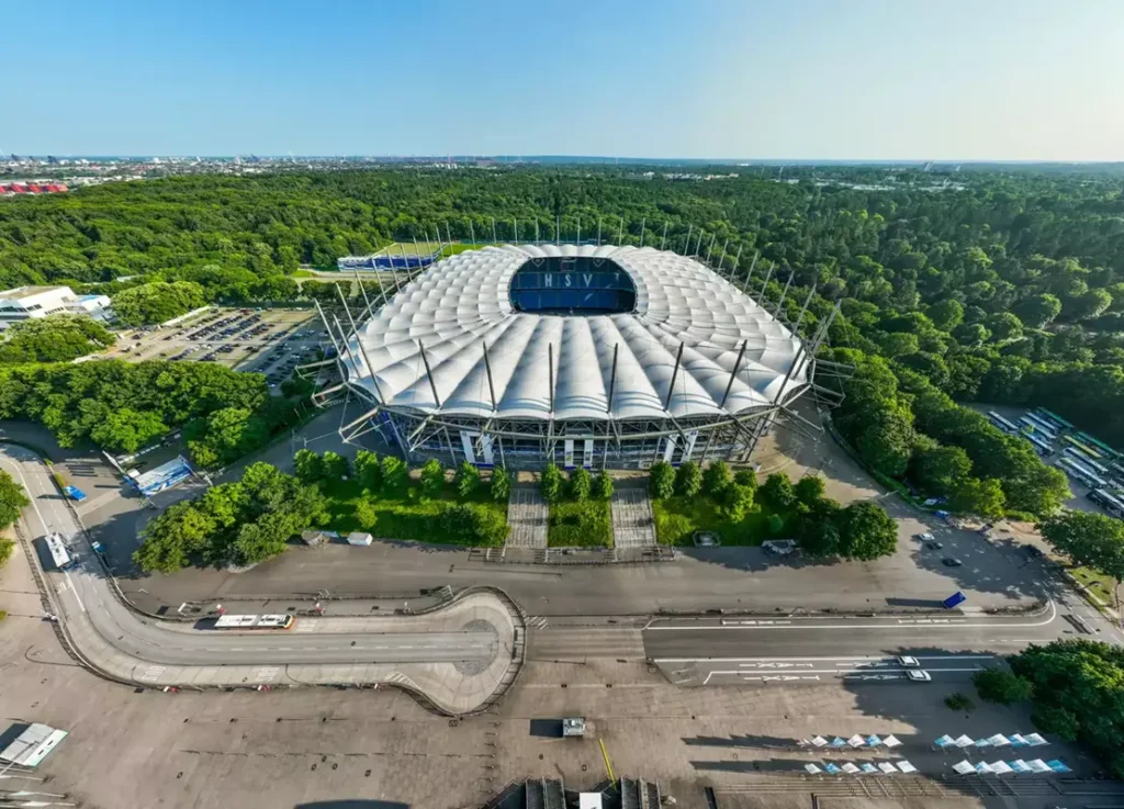 stadion HSV od strony zachodniej