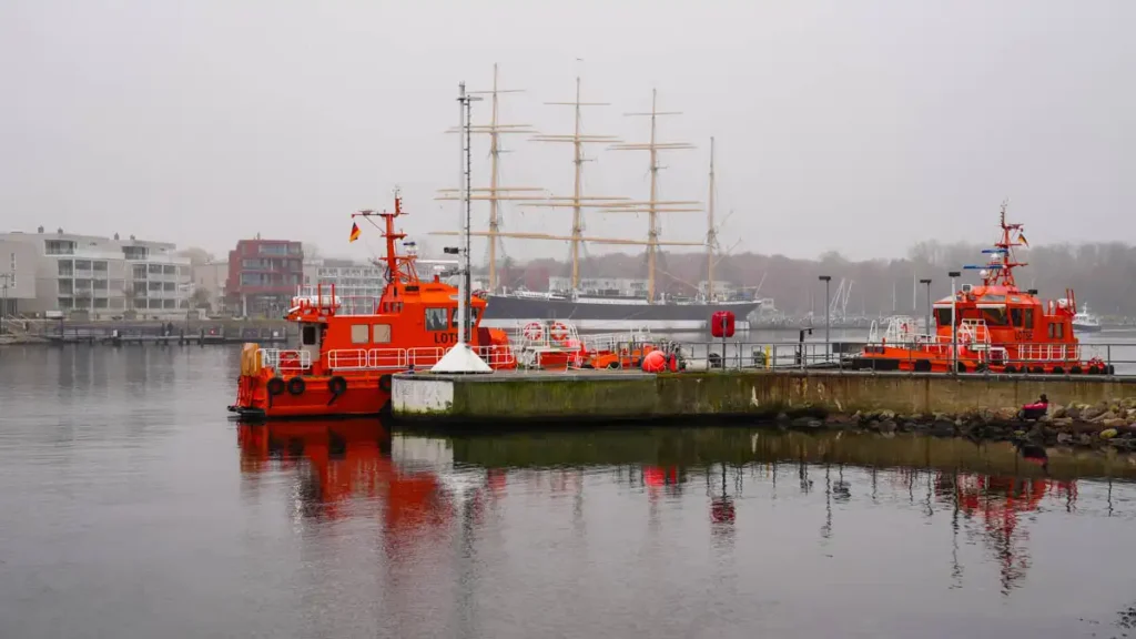 Travemunde i Passat w tle